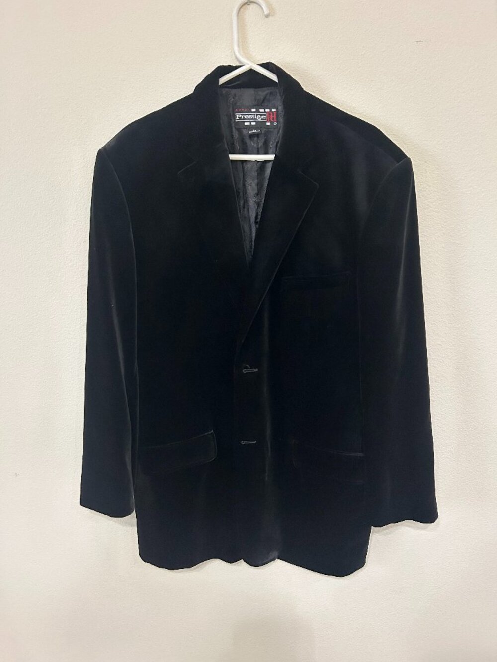 Royal Prestige Black Velvet 2X Men's Blazer